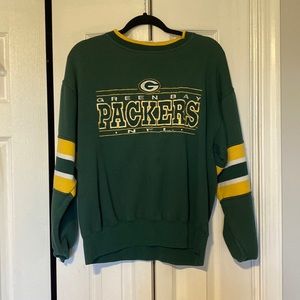 Vintage Green Bay Packers embroidered sweatshirt